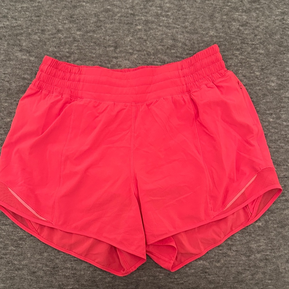 lululemon athletica Bright Pink Athletic Shorts